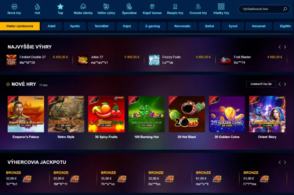 admiral casino automaty