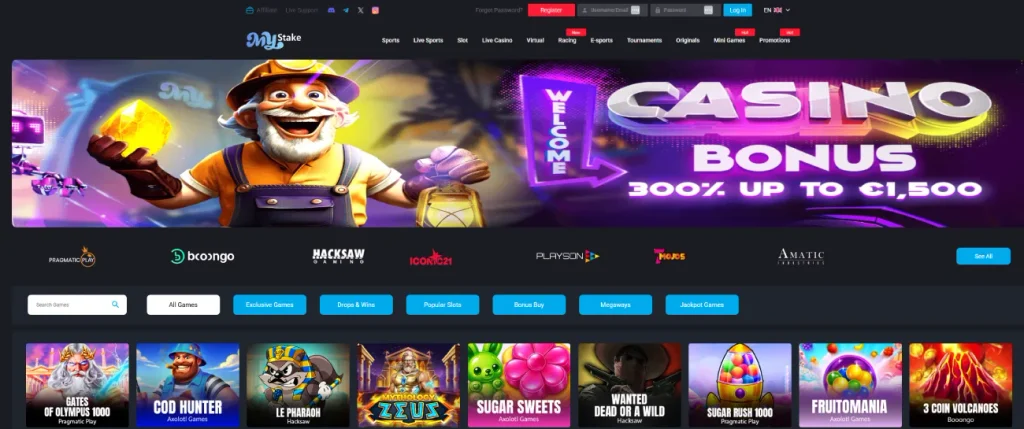 mystake casino bonus